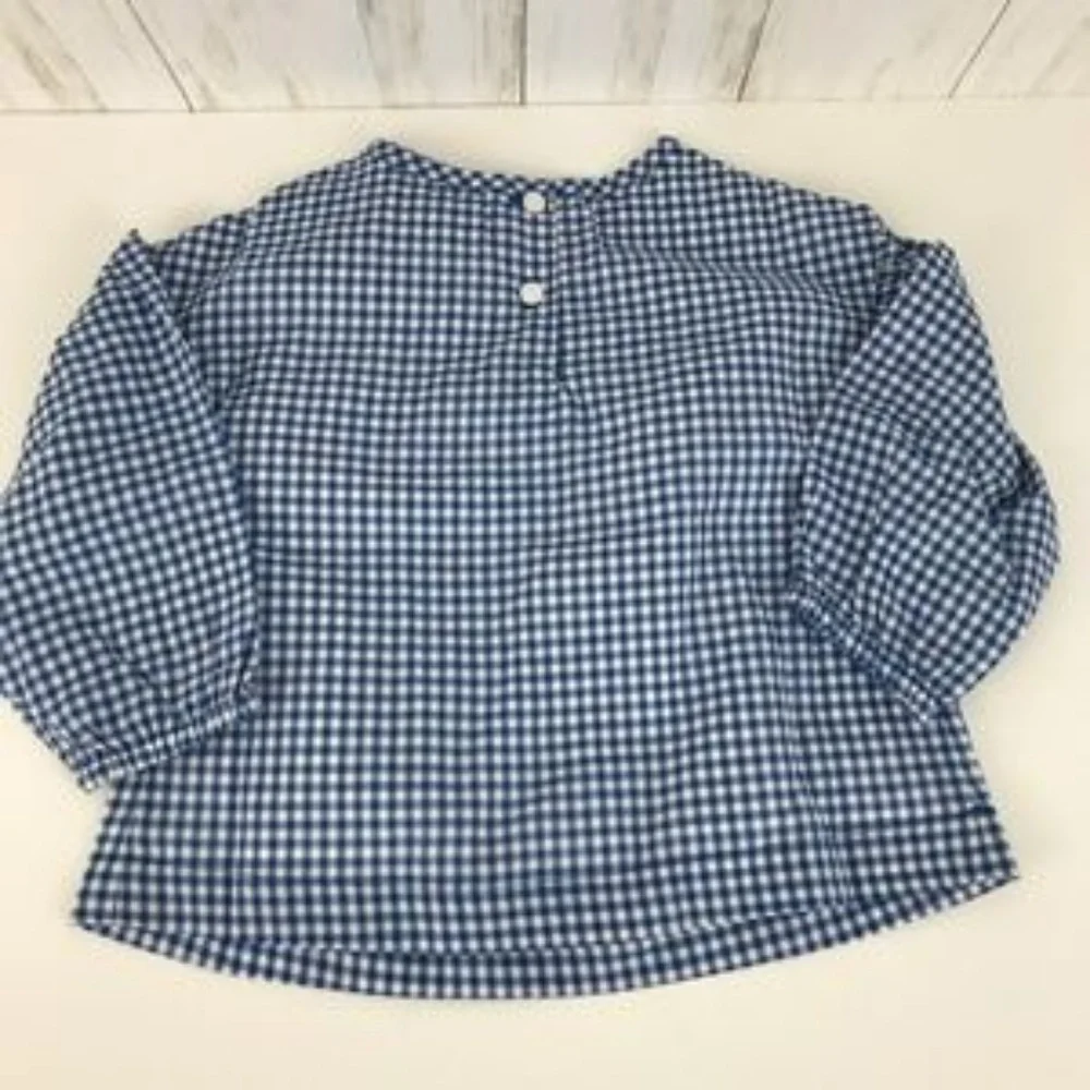 Gymboree‎ Blue Gingham Top Blouse 2T NWT